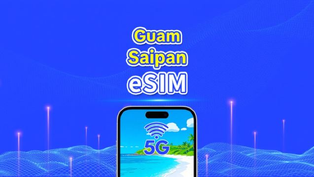 Saipan + Guam eSIM | Nopea data | 5G/4G | Päiväpaketti/datapaketti | 1–30 päivää | Luonnollinen päivälaskutus | QR-koodi