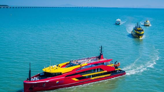 珠海船遊港珠澳大橋+標誌景點+含午餐一日遊|獨立包團上門接送