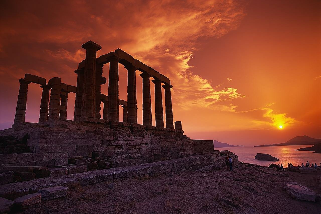 Enjoy Cape Sounio Private Majestic Sunset With Seaside Dinner
