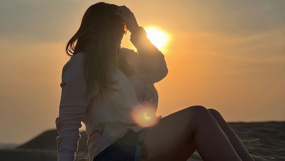 Full Day Liwa Desert Sunset Safari Tour / picnic dinner at Oasis