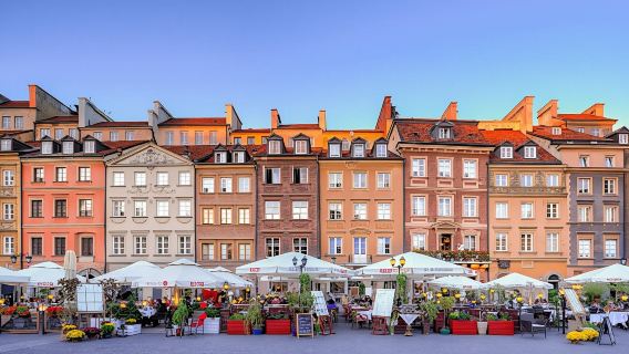 Warsaw old town audio-guided walking tour