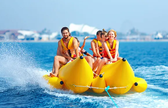 沙巴亞庇跳島遊 沙比島+馬奴幹島一日遊浮潛 拖曳傘水上活動