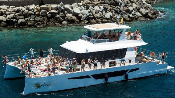 Gran Canaria: crociera pomeridiana in catamarano con cibo e bevande