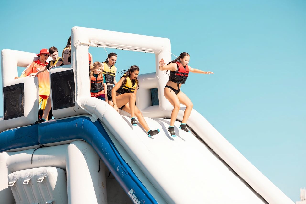 Gold Coast: GC Aqua Park Session in Broadwater Parklands