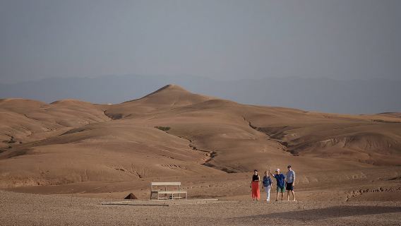 Marrakech: ¡mágico desierto de Agafay y paseo en camello al atardecer!