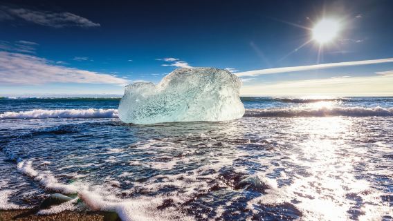 From Reykjavik: 1-day tour to Jökulsárlón Glacier Lagoon & South Coast with transfer