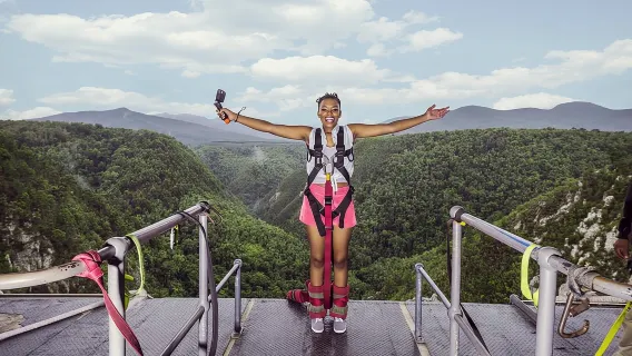 Bloukrans Bungy, the worlds best bungy jump!