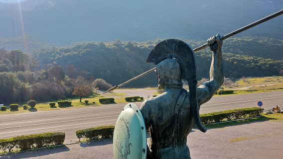 Tour privato di un giorno ai campi di battaglia di Maratona e delle Termopili da Atene