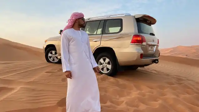 杜拜沙漠之旅、騎駱駝、水煙、海娜彩繪、現場燒烤和表演