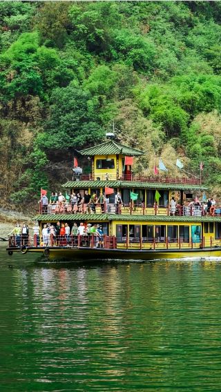 [Departing from Chongqing] One-Day Tour to Chiyou Jiuli Palace, Wujiang Gallery, and Gongtan Ancient Town