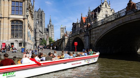 Ghent: 40 Minute Medieval Center Guided Boat Tour