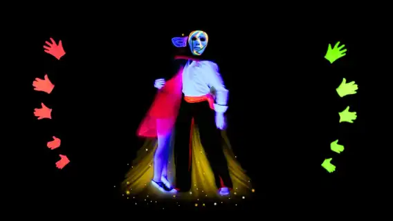 布拉格:地下黑光劇場互動表演