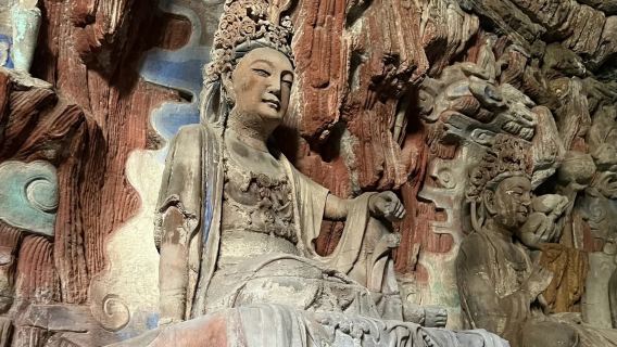 安岳圓覺洞+毗盧洞大咖導覽丨人工解說+高清藍牙耳機+天天發團