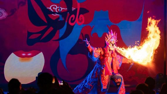 Pertunjukan Opera Sichuan Chengdu Meihua Theatre · Perubahan Wajah Warisan Budaya (Perubahan Wajah Klasik + Pesta Warisan Budaya + Pengalaman Mendalam + Budaya Bashu Ribuan Tahun + Opera Sichuan Berabad-abad)