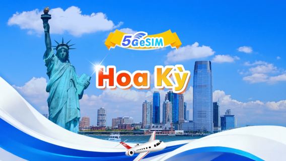 Hoa Kỳ(trừ Guam và Saipan) | eSIM 5G | Gói ngày/gói cố định | Hệ thống 24 giờ | 1-30 ngày | Mã QR