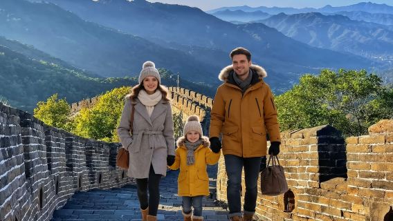 北京慕田峪長城+頤和園ワンデーツアー【中国語・英語サービス選択可・観光エリア入場チケット込み】