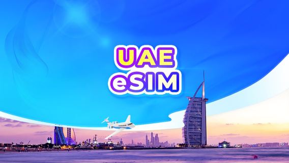 Vereinigte Arabische Emirate 5G eSIM | TikTok & ChatGPT verfügbar | Tagespaket/Datenpaket | 24-Stunden-Abrechnung | 1–30 Tage | QR-Code