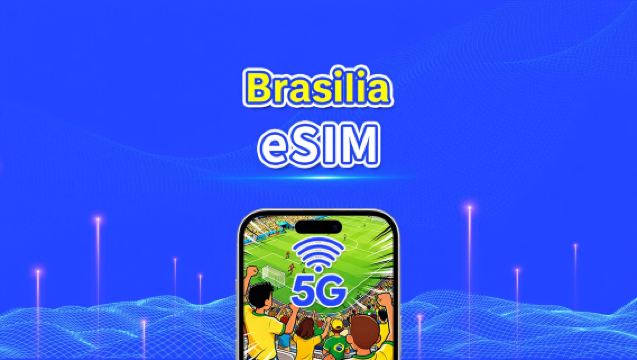 Brasilian eSIM | 5G/4G | Päiväpaketti/liittymäpaketti | Nopea tiedonsiirto | 24 tuntia | 1-30 päivää | QR-koodi