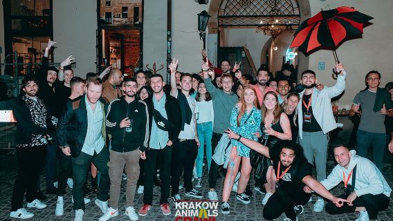 Krakow Pub Crawl with 1 Hr of unlimited alcohol & 4 clubs/pubs
