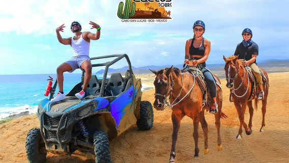 Beach UTV & Horseback Riding COMBO in Cabo by Cactus Tours Park