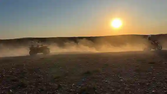 From Marrakech: Agafay Desert Quad Biking at Sunset & Dinner Show