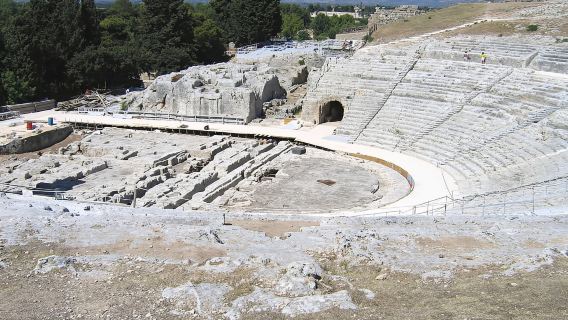 Ab Taormina: Tour nach Syrakus und Ortigia