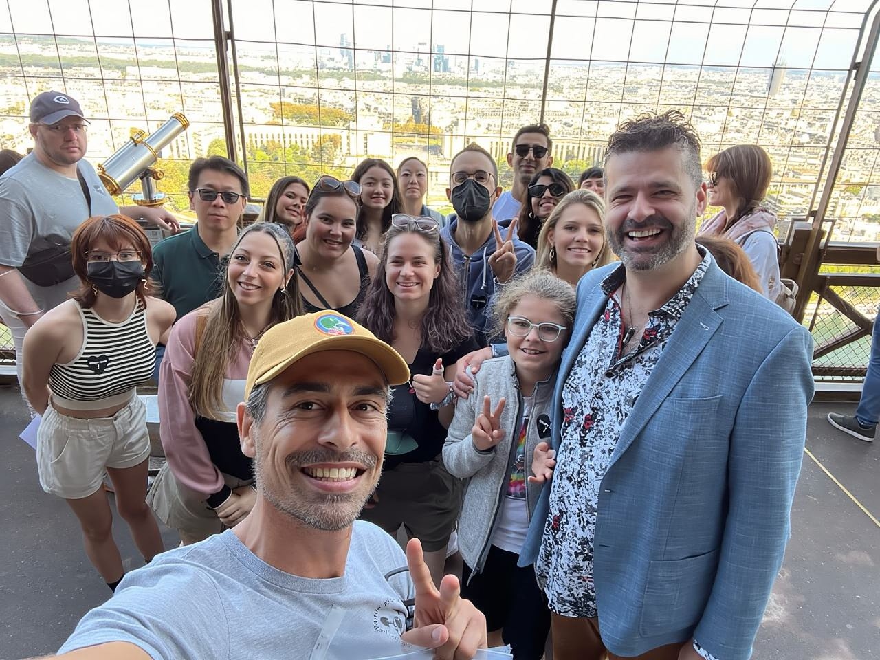 Paris: Eiffel Tower Summit Access Tour and River Cruise