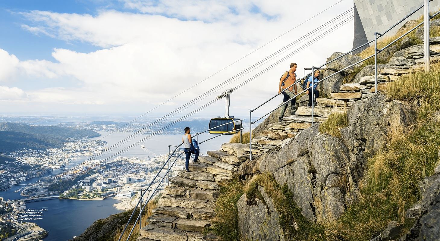 Bergen: Round-Trip Ulriken Cable Car Ticket