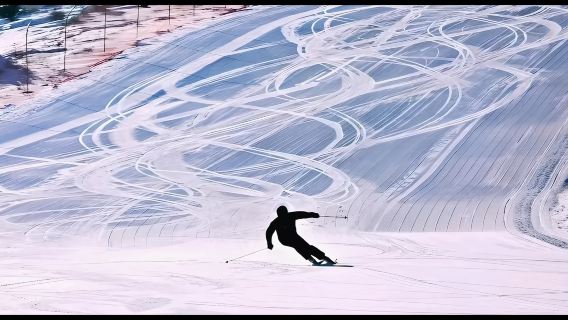 嵩頂滑雪1日+不限時滑雪+雪具+頭盔+教學