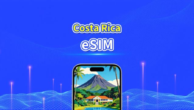 Costa Rica eSIM | 4G | Tages-/Gesamt-Datenpaket | 1–30 Tage | 24-Stunden-Abrechnung | QR-Code
