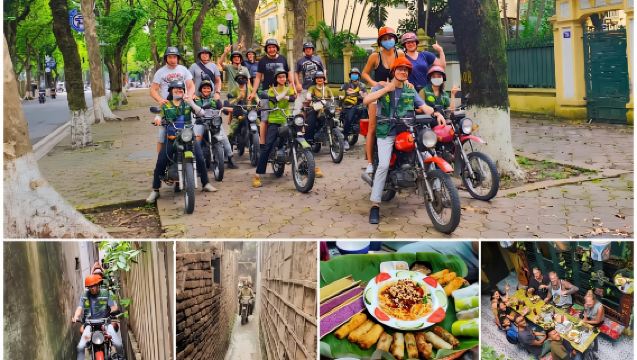 Hanoi Food, Culture, Sightseeing & Fun By Vintage Motorbike