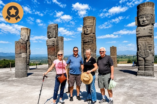 Tur Privat: Piramida Teotihuacan dan Piramides Atlantes de Tula
