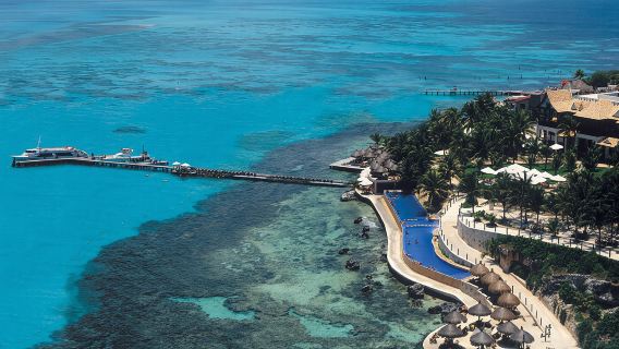 Mujeres Island + Isla Mujeres Dolphin activity Center + Isla Mujeres Coral Reef Snorkeling Park 1-day tour