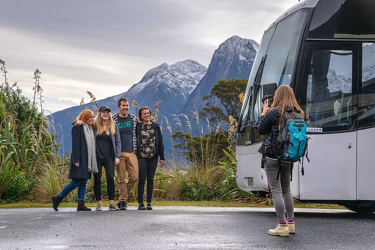 Chuyến tham quan bằng xe buýt và du thuyền Milford Sound từ Te Anau