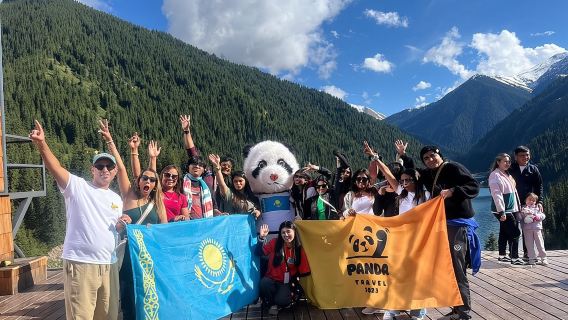 Treasures of Almaty lakes Kaindy and Kolsai,Charyn Canyon VIP car