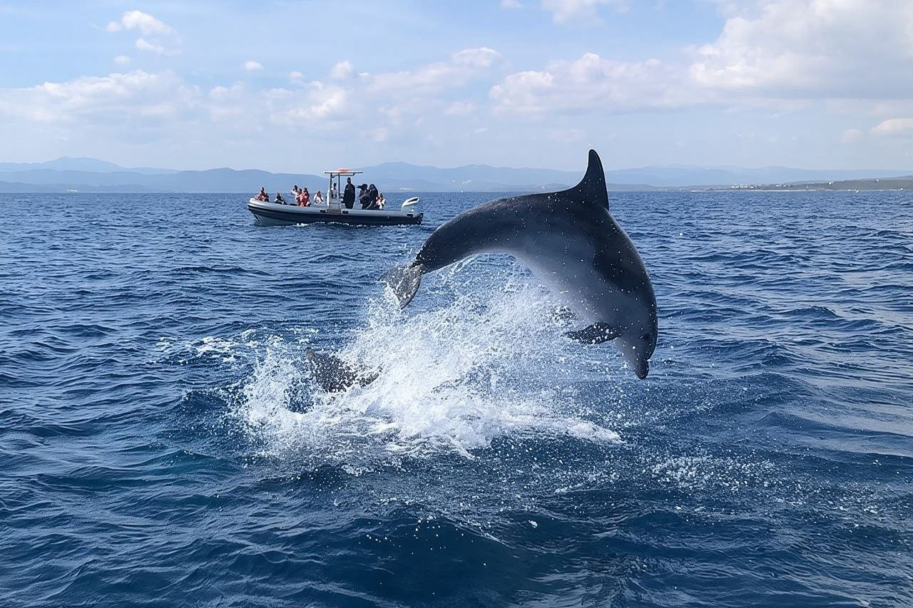 Dolphin Watching and Snorkeling in Figarolo in Sardinia