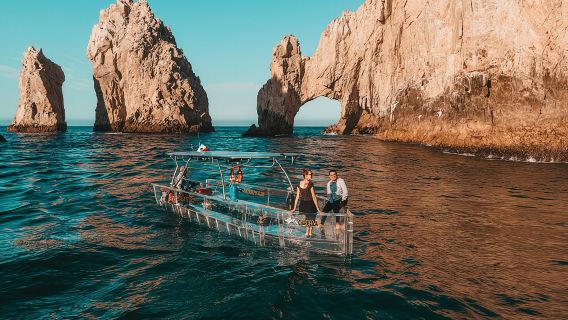 Erleben Sie das Clear Boat-Abenteuer und die Stadtrundfahrt durch Cabo San Lucas