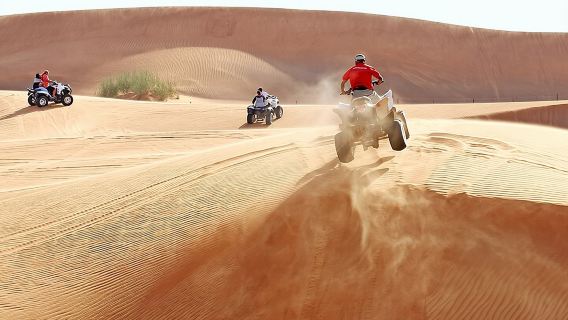 Adventure Quad Bike Safari, Camel Ride & Sandboarding