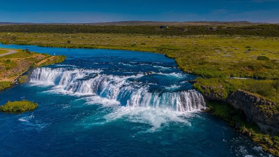 Tour một ngày Vòng tròn vàng + Thị trấn suối nước nóng + Miệng núi lửa tại Iceland (Tuyến cổ điển/Xe buýt nhỏ đưa đón)