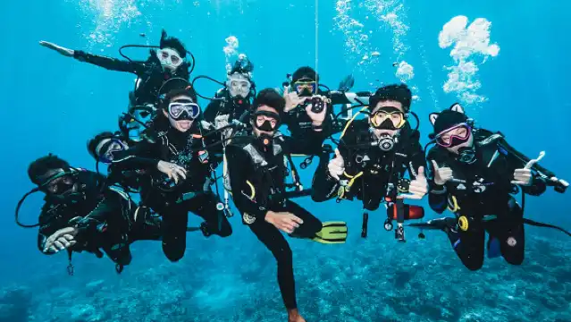 泰國芭達雅體驗潛水浮潛/水肺OW考證/AOW考證/O＋A考證1天【無證/執證深潛可選 中英教練 芭達雅飯店接送】