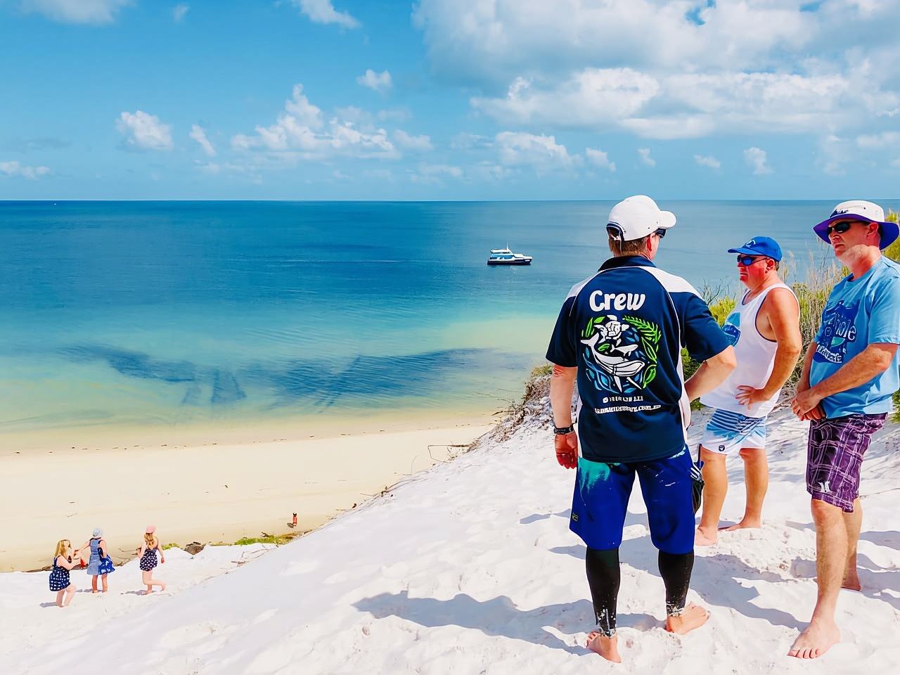 Dari Hervey Bay: Tur K'gari Terpencil dengan Perahu dan Makan Siang