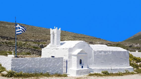 Amorgos: Pendakian Berpemandu ke Biara Panagia Hozoviotissa