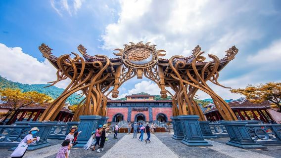 Chan May Port to Bana Hills - Golden Bridge Full Day Tour