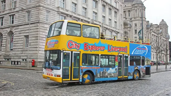 Tour in autobus hop-on hop-off di Liverpool City Explorer di 24 ore