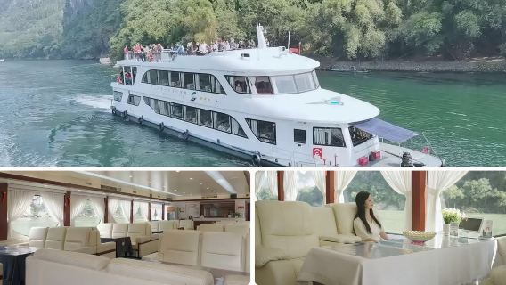 Guilin nach Yangshuo Li-Fluss 3-Sterne Bootsfahrt + Hoteltransfer + inkl. Mittagessen + chinesisch/englischsprachiger Fahrer