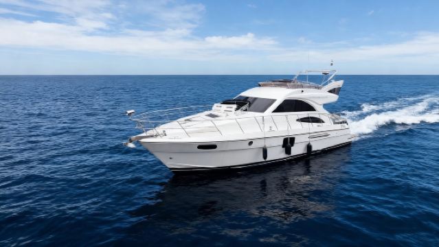 【香港遊艇租賃】60呎進口西式遊艇定義高端出海美學～夜遊維港出海釣魚