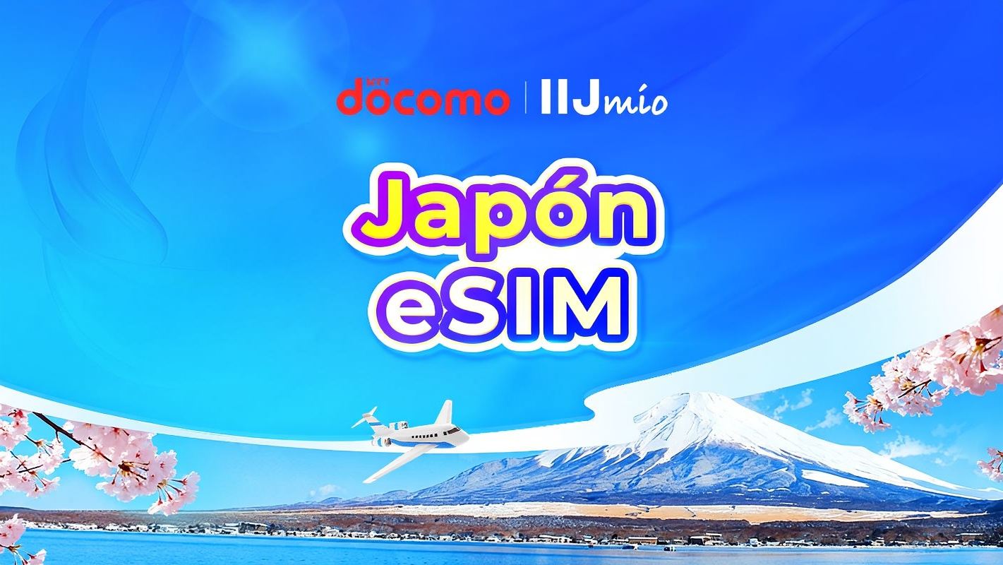 Japón DOCOMO(IIJmio) 4G eSIM | TikTok y ChatGPT disponibles | Paquete diario/Paquete de datos | Facturación por día natural | 1-30 días | Código QR