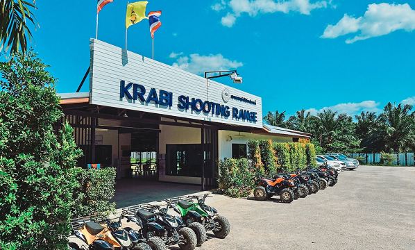 泰國旅遊 甲米奧南射擊場Karbi Shooting Range 實彈射擊中心&ATV俱樂部 真槍靶場打槍體驗