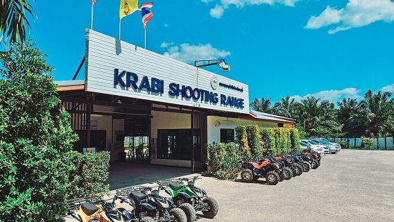 Du lịch Thái Lan Trung tâm bắn đạn thật & Câu lạc bộ ATV Karbi Shooting Range Krabi Ao Nang Trải nghiệm bắn súng thật tại trường bắn