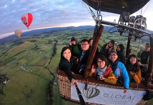Melbourne Yarra Valley & Dandenongs Ranges Hot Air Balloon Ride with Optional Transfer/Champagne Breakfast AUD 473.92
